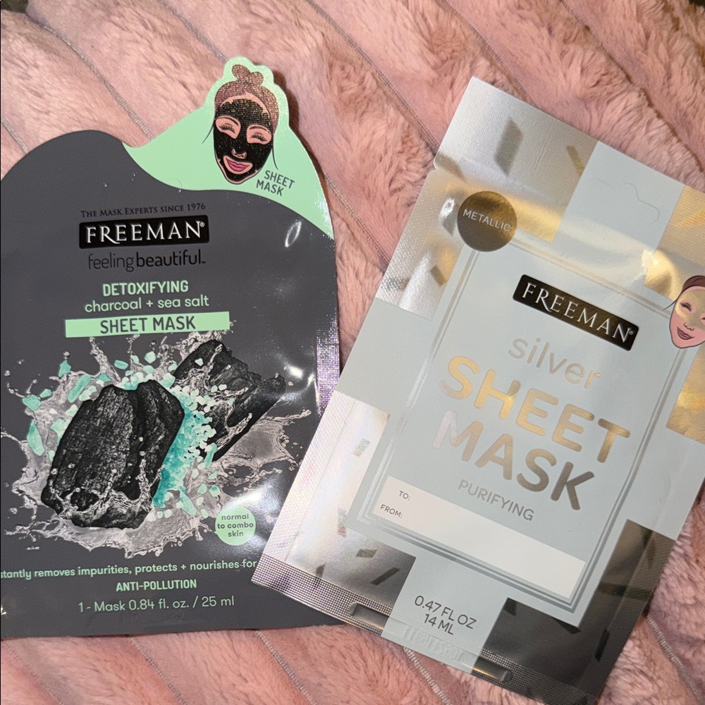 Freeman Detoxifying and Purifying Sheet Masks bundle of 2
